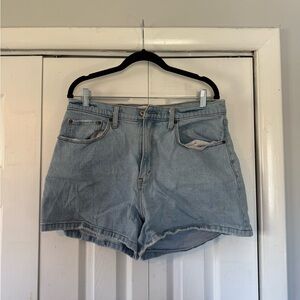 Abercrombie & Fitch Light Blue Denim Cutoff Shorts